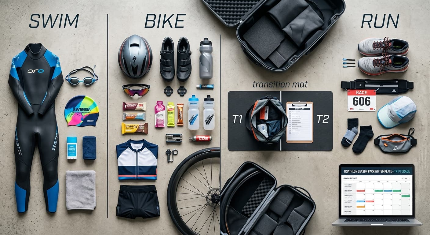 Triathlon Logistics: Managing Swim, Bike, and Run Gear Across a Race Season