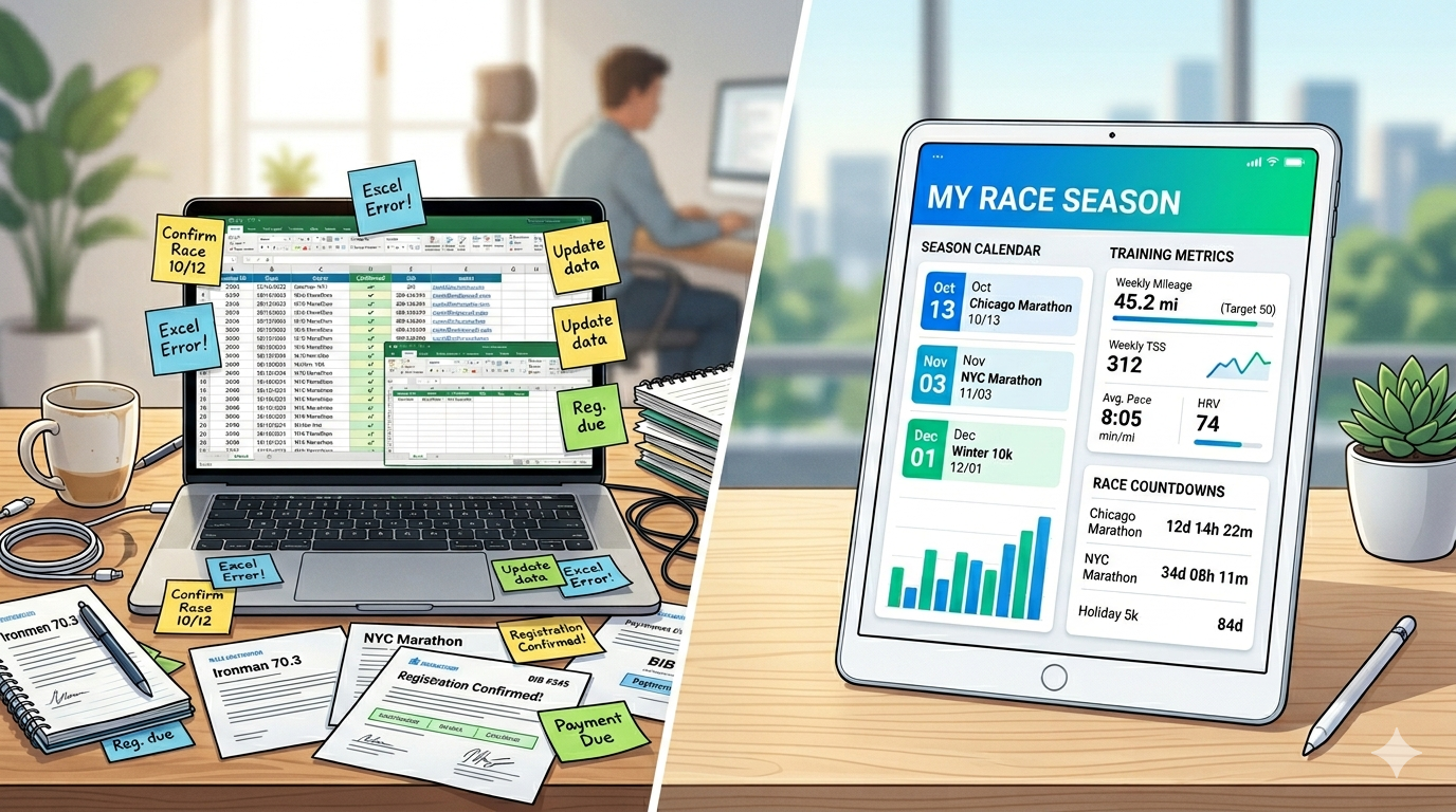 From Spreadsheets to a Race Dashboard: How to Organise Your Entire Season